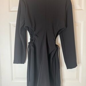 Holzweiler black dress with side cut outs NWOT szM